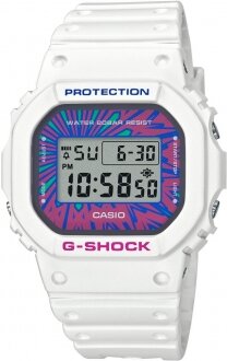 Casio G-Shock DW-5600DN-7DR Silikon / Beyaz / Mavi / Kırmızı Kol Saati kullananlar yorumlar